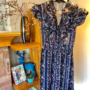 Flirty ruffle mini dress